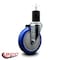 Service Caster 5'' Blue Poly Wheel Swivel 1-3/4'' Expanding Stem Caster SCC-EX20S514-PPUB-BLUE-134 - alternate 4